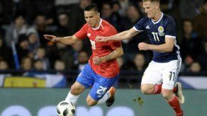 Costa Rica derrota a Escocia 1-0 en amistoso previo a Mundial-2018