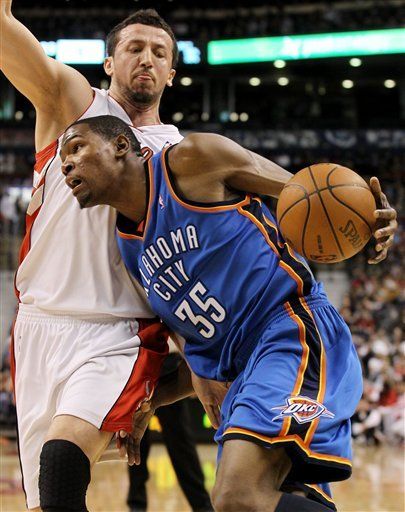 NBA: Thunder 115, Raptors 89; Durant anota 31 puntos