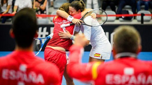 España gana 3-2 en Bélgica y asciende al Grupo Mundial de Fed Cup