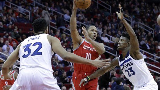 Gordon anota 30; Rockets aplastan a Wolves