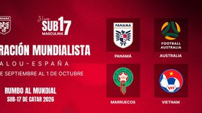 La selección de Panamá U17 viajará a España para un torneo de preparación