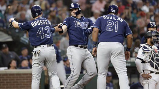 Rays ganan a Seattle, Zunino, Kiermaier y García jonronean