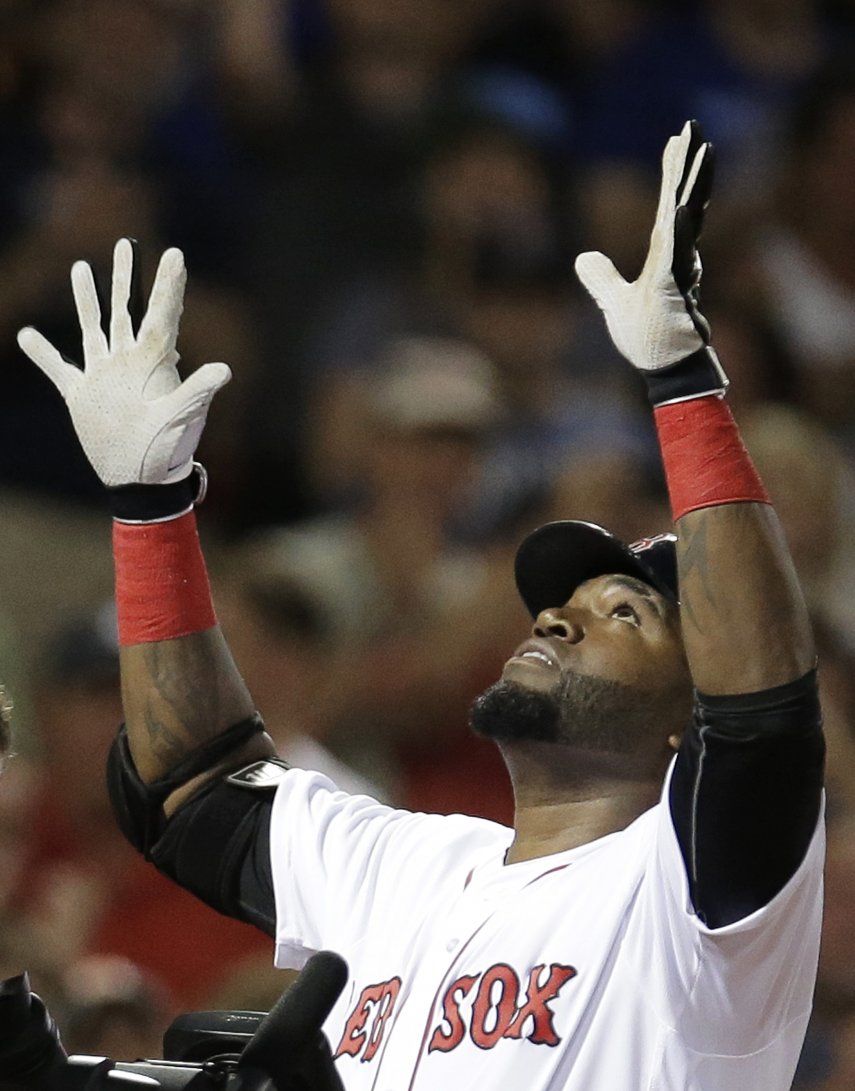 Otro tributo a David Ortiz: ahora es con un maizal