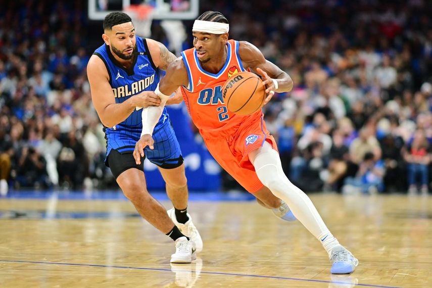 NBA: Los Thunder derrotan al Magic y se levantan de caída en la Copa