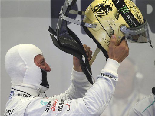 F1: Schumacher es el más veloz en primera práctica de Bélgica