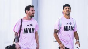 Lionel Messi, Luis Suárez y Rodrigo de Paul siguieron el desempeño de su equipo: Deportivo LSM