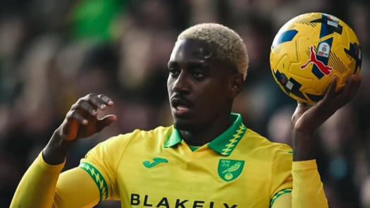 José Córdoba sumó minutos en empate del Norwich City ante el Preston