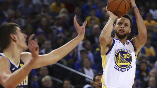 Curry es baja por Warriors tras lastimarse tobillo