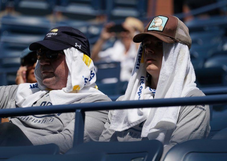 El Abierto de Estados Unidos mantiene el protocolo por calor extremo