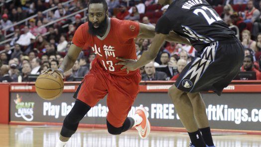 Otra actuación fulgurante de Harden da triunfo a Rockets