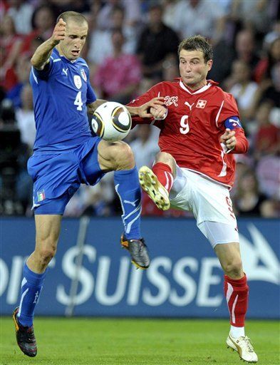 Mundial: Suiza empata 1-1 con Italia en partido amistoso