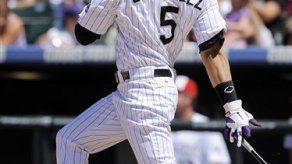 Venezolano González se lesiona; Rockies convocan otro jardinero