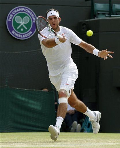 Wimbledon: Del Potro a cuartos de final