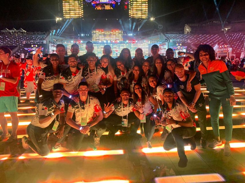 Panameños presentes en la inauguración de los World Games