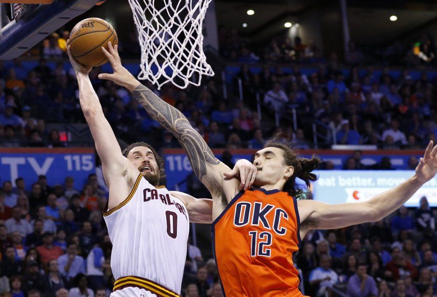 Love anota 29 puntos y Cavs doblegan al Thunder
