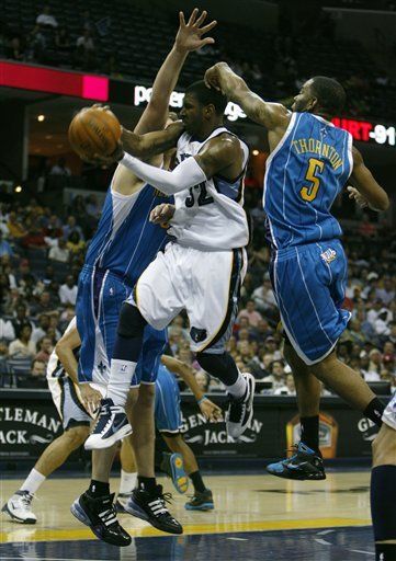 NBA: Grizzlies 107, Hornets 96; Mayo y Gay lideran a Grizzlies