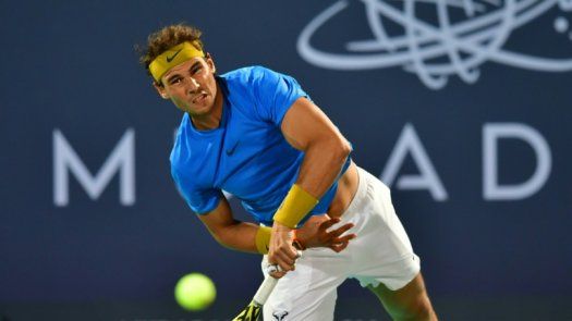 Nadal cae ante Anderson en cita de exhibición en Abu Dabi