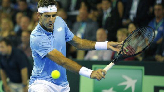 Del Potro vence a Murray y da el primer punto a Argentina en semis de la Davis
