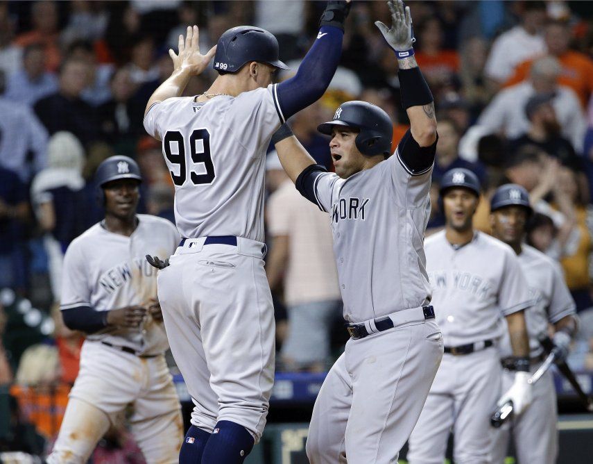 Sánchez aporta jonrón en la 9na; Yanquis vencen a Astros
