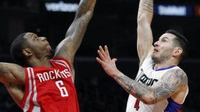 Redick logra record con 40 puntos, Clippers ganan a Rockets
