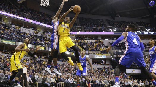 Pacers vencen a 76ers y mejoran posibilidades