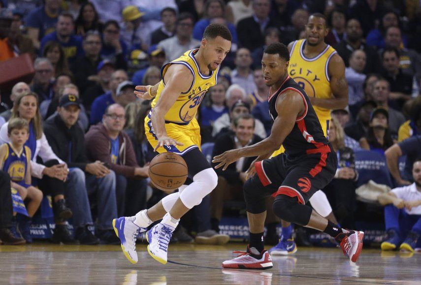 Warriors mejoran su registro a 12-0 tras imponerse a Raptors