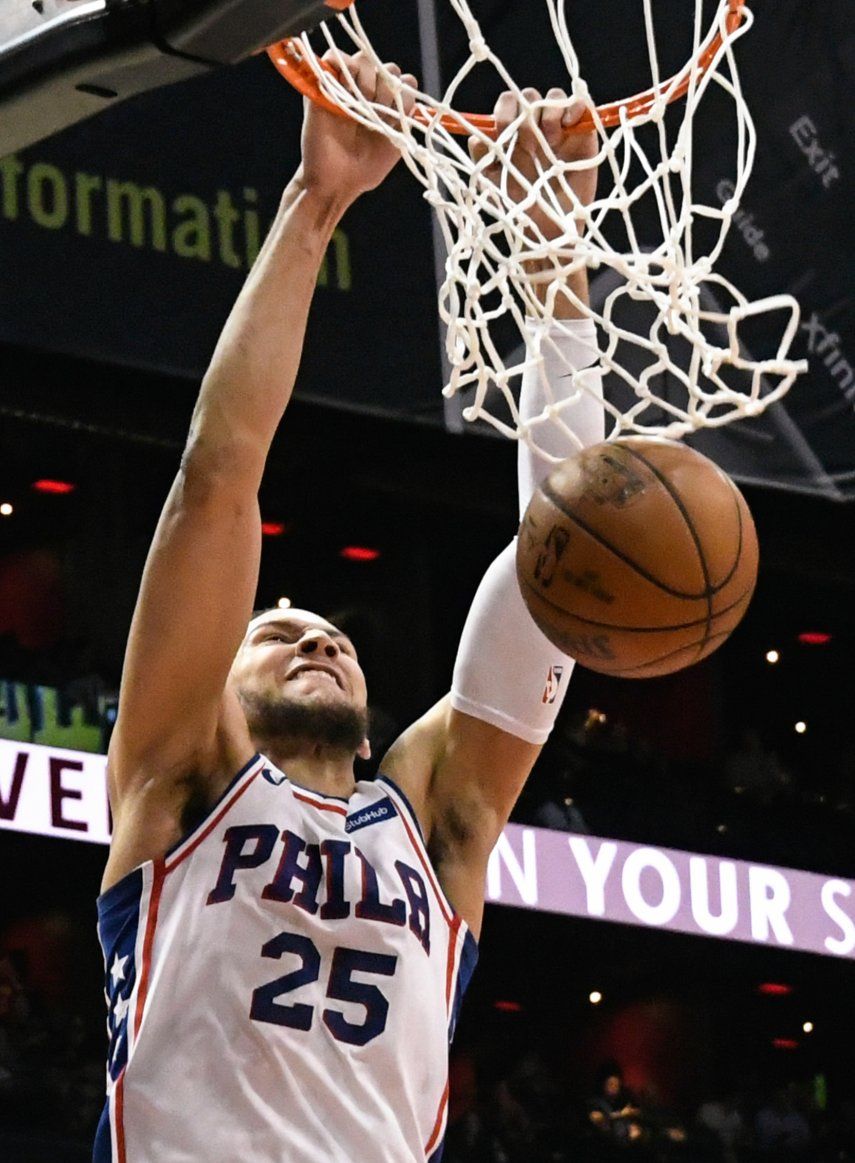 Los 76ers logran racha récord y vencen a a Hawks