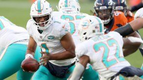 Tagovailoa limitado en la práctica