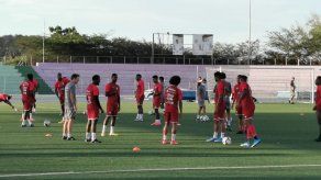 La selección de Panamá entrenó en Curazao