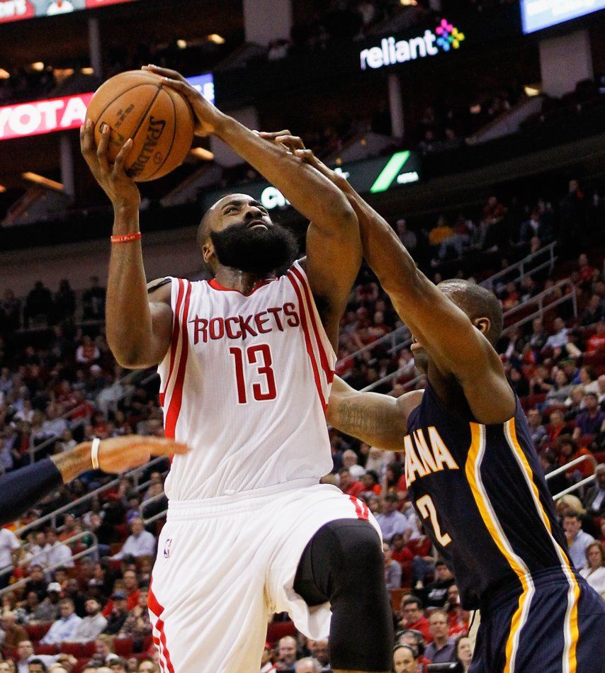 Harden brilla con 45 puntos y Rockets derrotan a Pacers