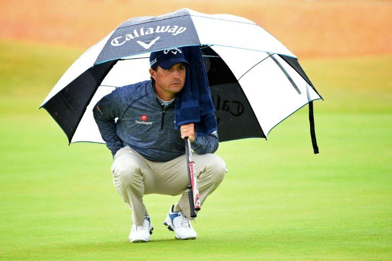 Kisner y Zach Johnson colideran el Abierto Británico, Woods en el par