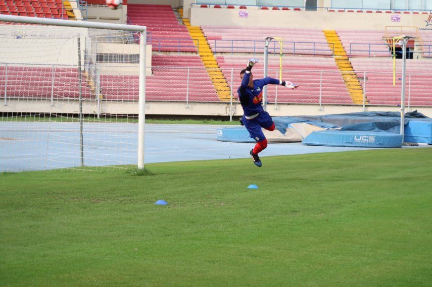 Alta exigencia física en el cuarto día de entrenamiento de la Selección de Panamá
