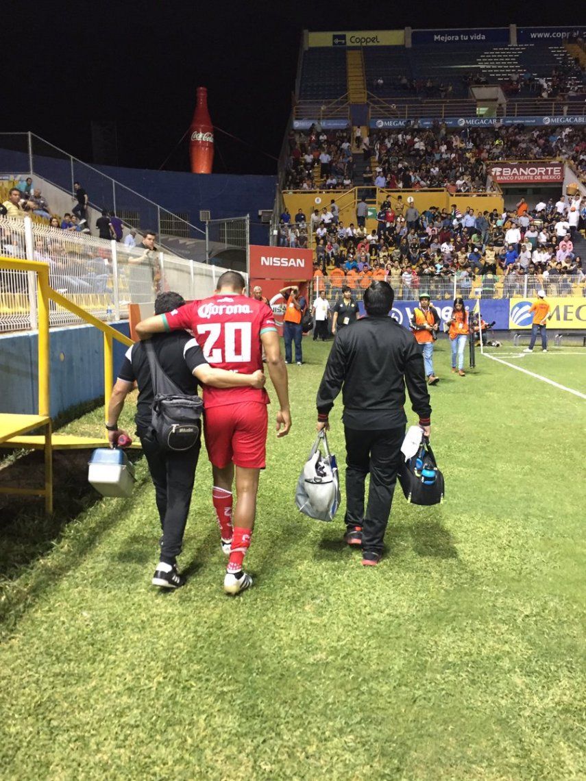 Roberto Nurse se lesiona en semifinales del ascenso mexicano