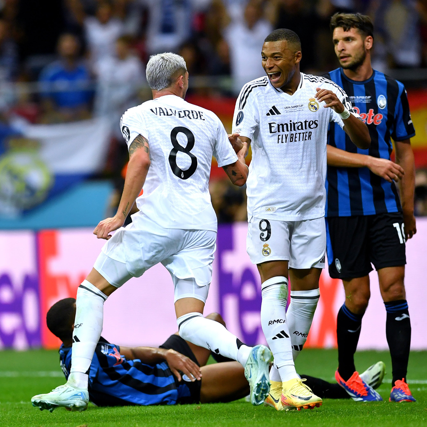 El Real Madrid superó al Atalanta y conquistó la Supercopa de Europa 2024