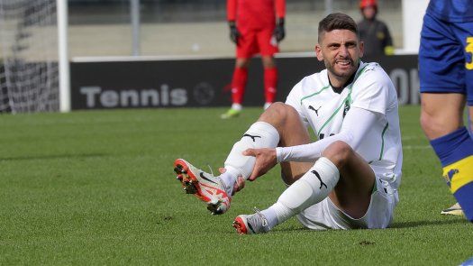 Domenico Berardi se rompe el tendón de Aquiles y se perderá la Eurocopa
