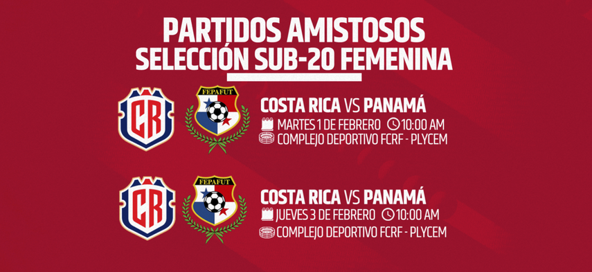 Panamá Femenina tendrá dos amistosos.