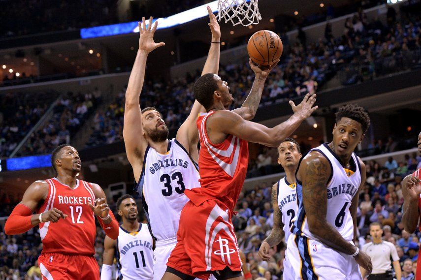 Gasol con triple doble, Grizzlies vencen a Rockets