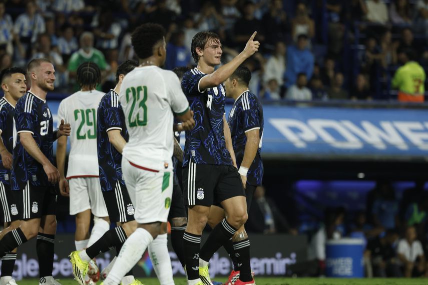 La selección de Argentina le ganó duelo amistoso a Mauritania