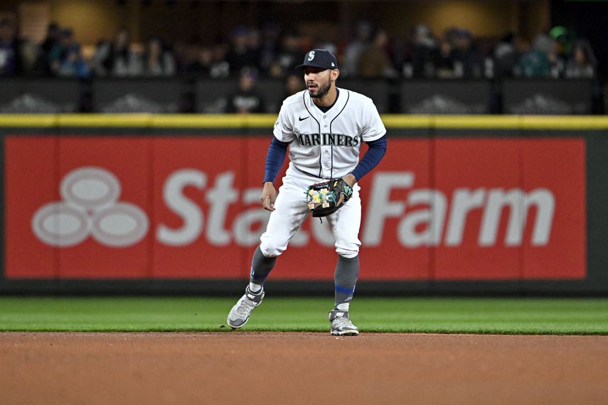 MLB: José Caballero con buenos contactos en su primera titularidad Foto: AFP&nbsp;