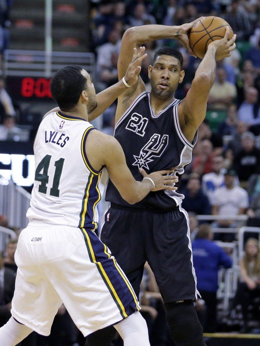 Duncan llega a 1.000 victorias; Spurs vencen a Jazz