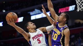 Lakers y Pistons se enfrentaron en la NBA
