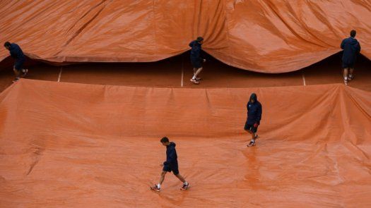 Interrumpidos por la lluvia los duelos de cuartos Nadal-Schwartzman y Cilic-Del Potro