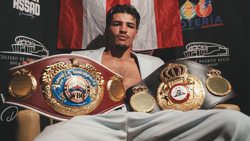 El boricua Xander Zayas ganó histórico combate de unificación ante Abass Baraou
