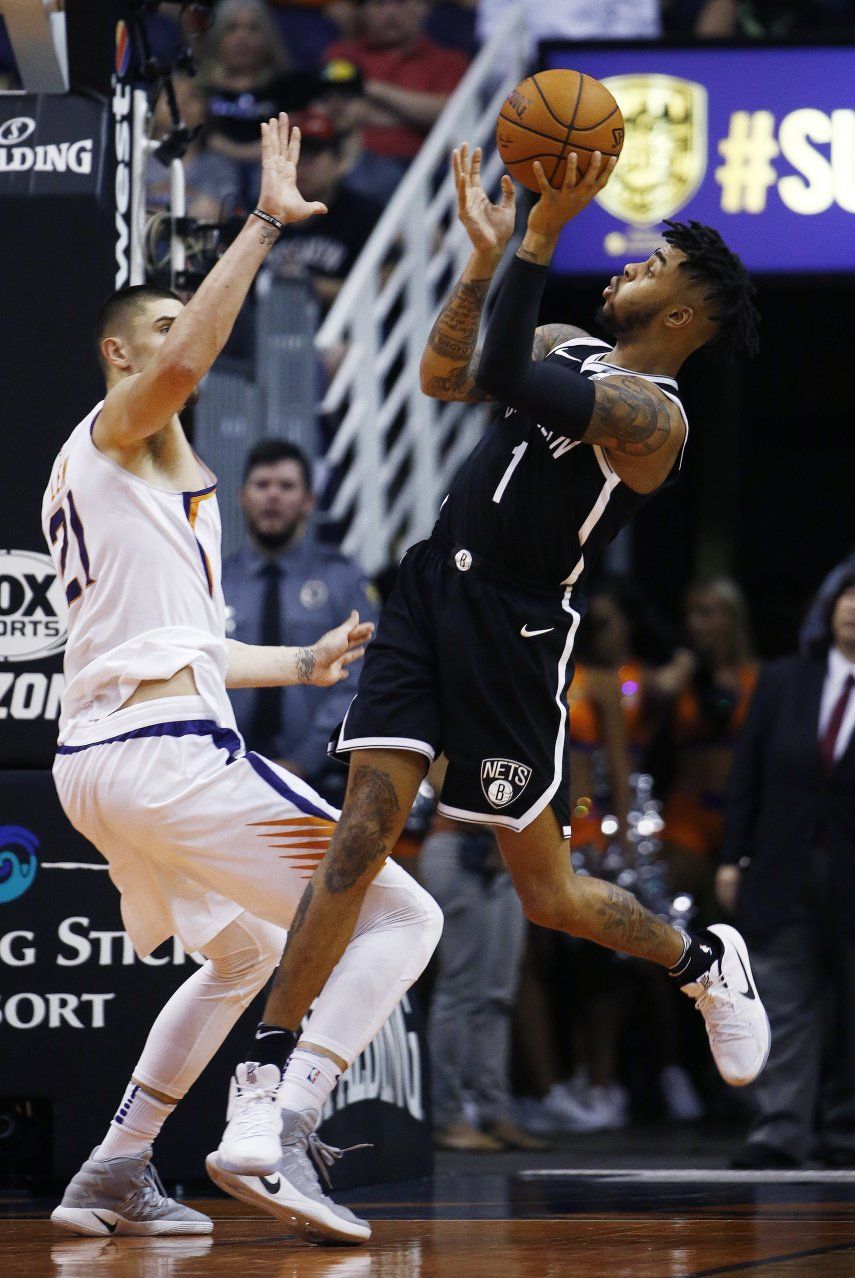 Russell suma 23 puntos; Nets se imponen a Suns