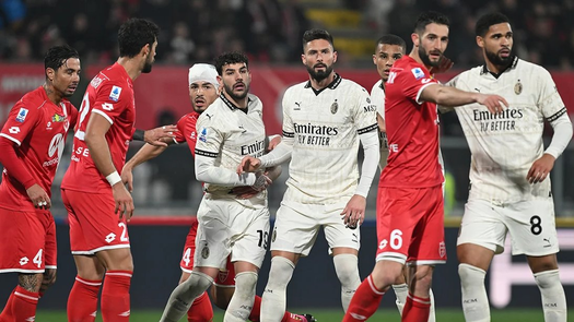 El Monza goleó al AC Milan en la fecha 25 de la Serie A