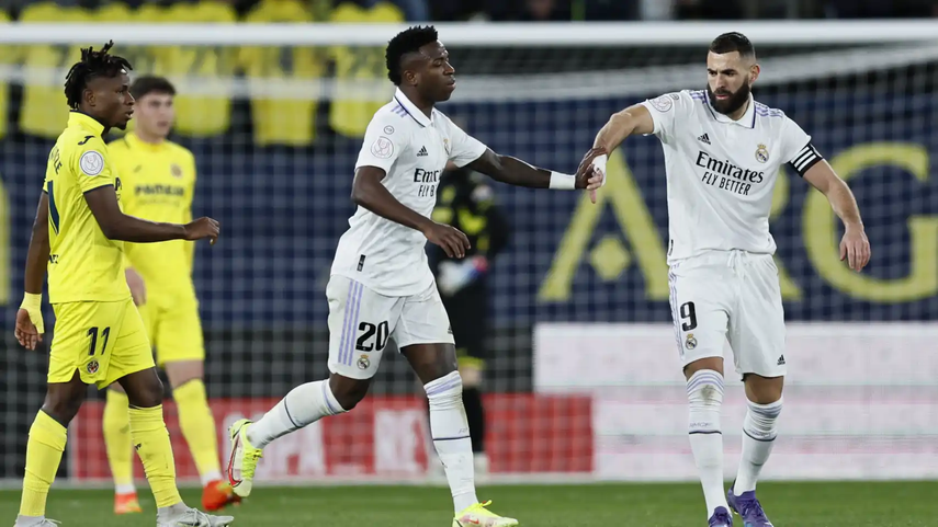 El Real Madrid remonta al Villarreal y avanza a 4tos en la Copa del Rey&nbsp;