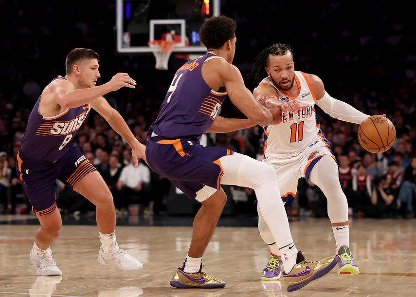 NBA: Jalen Brunson regresó con los Knicks luego de lesión en el tobillo