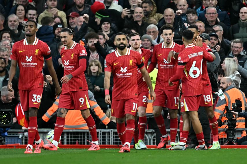 El Liverpool sigue líder en la J8 tras vencer al Chelsea