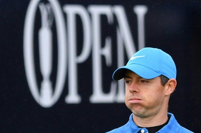 Cruel inicio del British Open para Tiger Woods y McIlroy