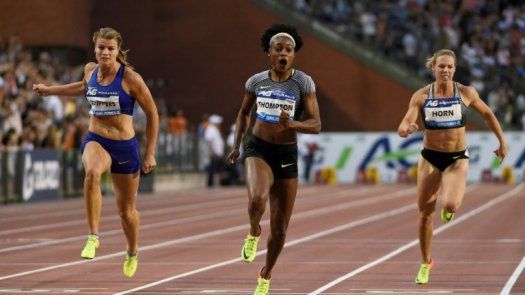 La jamaicana Thompson gana los 100 metros de reunión de Bruselas
